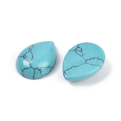 Окрашенные синтетические бирюзовые кабошоны&nbsp;G-H094-01A-24