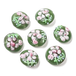 Бусины ручной работы ухабистой бисер нитей&nbsp;LAMP-K027-06I