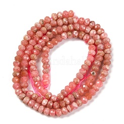 Натуральные бусины из родонита&nbsp;LS-G-F770-D07-03