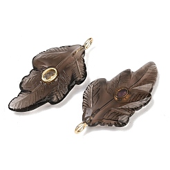 Colgantes tallados en obsidiana de hielo natural&nbsp;G-K372-06G-06