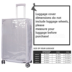 Funda de PVC transparente para equipaje&nbsp;AJEW-WH20080-52H