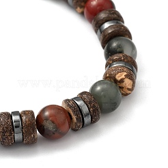 Bracciali tratto gemma naturali e sintetici&nbsp;BJEW-JB05359