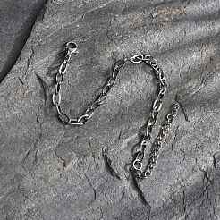 Anlaufgeschütztes 304 Edelstahl-Kettenarmband für Männer und Frauen&nbsp;BJEW-E031-05C-P