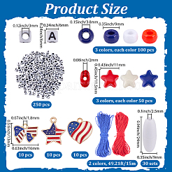 Kits de fabrication de fournitures à faire soi-même sur le thème de la fête de l'indépendance&nbsp;DIY-BM0002-82