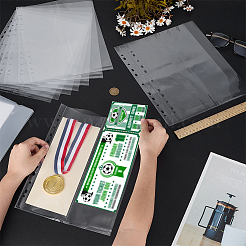 10 шт. пластиковых конвертов для фотокарточек с карманами&nbsp;DIY-WH0709-071A