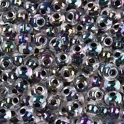 Внутри цветные прозрачные стеклянные бусины&nbsp;SEED-T009-01A