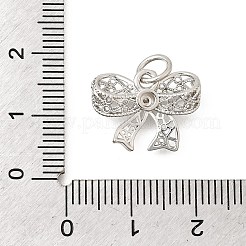 Messing micro pave klare zirkonia anhänger&nbsp;KK-Z156-03P