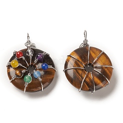 Природных тигровый глаз подвески&nbsp;G-A031-01P-06