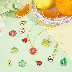 54шт 9 стиля подвески из сплава с эмалью&nbsp;ENAM-GA0001-11