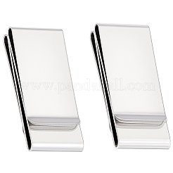 2 pieza de pinzas para billetes de acero inoxidable&nbsp;AJEW-GF0013-12P
