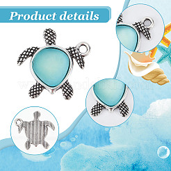 20 pz 2 colori pendenti in lega di stile tibetano&nbsp;FIND-PH0005-96