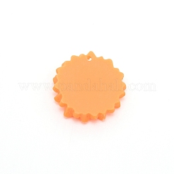 Подвески из смолы подсолнечника&nbsp;RESI-WH0010-01B