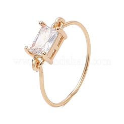 Прозрачные стеклянные кольца для пальцев&nbsp;RJEW-JR00869-01