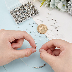 600 шт. распорные бусины для колонн из нержавеющей стали 304&nbsp;STAS-AR0002-32