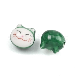 Perles en porcelaine manuelles&nbsp;PORC-F014-02C