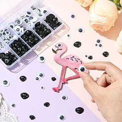 280 Stück Augen- und Nasen-Cabochons aus Kunststoff zum Basteln&nbsp;DIY-CJ0002-94