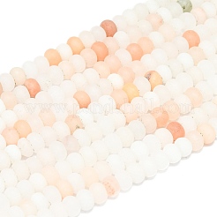 Натуральный розовый авантюрин бисер нитей&nbsp;G-P575-A02-6x4mm-02