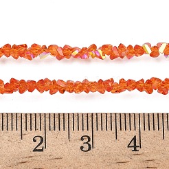 Galvanisieren transparente Glasperlen Stränge&nbsp;EGLA-P061-04C-AB05