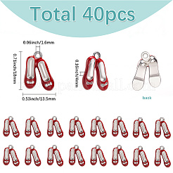 40шт подвеска из сплава эмали&nbsp;ENAM-SC0006-55