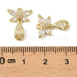 Латунные микро проложить кубического циркония подвески&nbsp;LS-KK-C107-18A-G