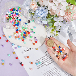 240 шт. 12-х цветные бусины из полимерной глины ручной работы&nbsp;CLAY-ME0001-05