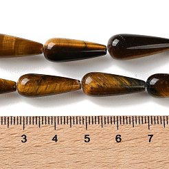 Natürlichen Tigerauge Perlen Stränge&nbsp;G-B192-A01-01