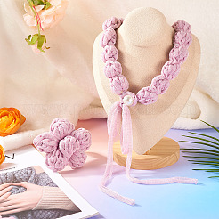 3 моток пряжи полиэстер 3 цветов&nbsp;DIY-MB0002-06C