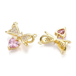 Латунные микро проложить кубического циркония подвески&nbsp;KK-N254-223G