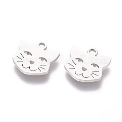 Не тускнеющие подвески-котята из нержавеющей стали 201&nbsp;LS-STAS-S105-T419