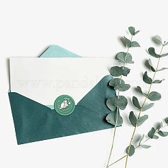 Латунная восковая печать штамп с ручкой&nbsp;AJEW-WH0184-0985