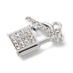 Pendentifs en strass de cristal en alliage de placage uv&nbsp;RB-CBAD37D-09P