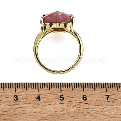 Anneaux ouverts de manchette en laiton&nbsp;RJEW-D347-01G