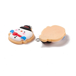 Pendentifs en résine opaque sur le thème de noël&nbsp;FIND-E025-01