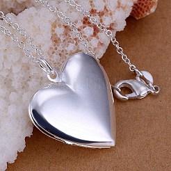Латуни полые сердца диффузор Locket подвески&nbsp;KK-BB11640