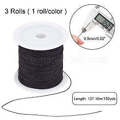 3 rouleaux de fil de nylon tressé 3 couleurs&nbsp;NWIR-AR0001-003A
