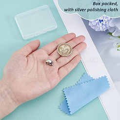 1 pz 925 perline a forma di teschio in argento sterling&nbsp;FIND-BC0014-17