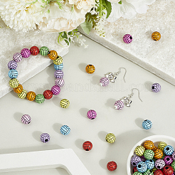 200 шт. Непрозрачные акриловые бусины&nbsp;OACR-SP0001-63