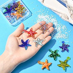 5pcs pendentifs au chalumeau faits à la main&nbsp;LAMP-YW0001-67A