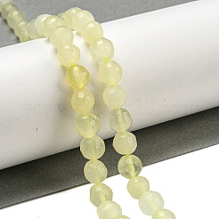 Naturali nuove perle di giada fili&nbsp;G-E571-A03-02