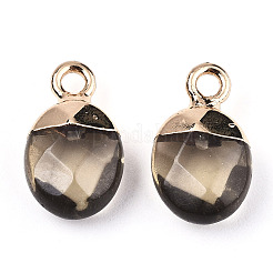Breloques en verre à facettes&nbsp;X-GLAA-N040-007A