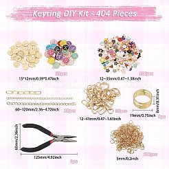 1 kit portachiavi fai da te&nbsp;DIY-GL0007-19A