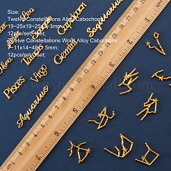 Кабошоны из сплава двенадцати созвездий&nbsp;DIY-CJ0001-29