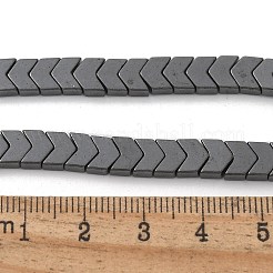 Стрелка синтетические немагнитные гематитовые бусины ожерелья&nbsp;NJEW-R020-11