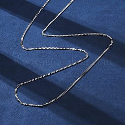 Collares de cadena de eslabones de latón para mujer&nbsp;NJEW-D302-73P