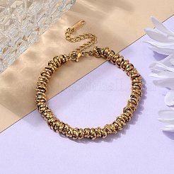 Bracelets à maillons en acier inoxydable 304 pour femmes&nbsp;BJEW-Z084-01G