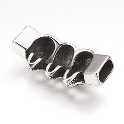 Charms scorrevoli in acciaio inossidabile chirurgico 316&nbsp;STAS-F133-71AS