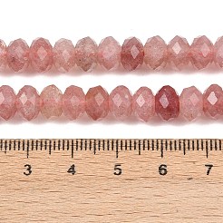 Природного кварца клубники нитей бисера&nbsp;G-C259-A22-5x8mm