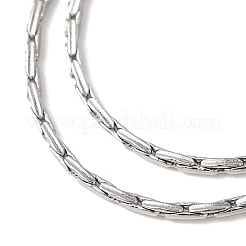 Ожерелья из нержавеющей стали 304 с цепочкой «Бостон»&nbsp;STAS-O053-15P