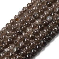 Природный дымчатый кварц нитей бисера&nbsp;G-B167-A09-6mm