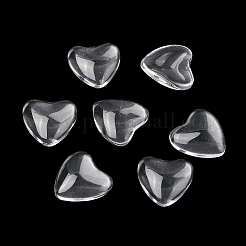 Cabuchones de corazón de cristal transparente&nbsp;GGLA-R021-16mm